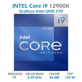 Foto 2 | Procesador Intel Core I9 12900k 3.2 Ghz 16 Core 1700 Bx8071512900k color Azul