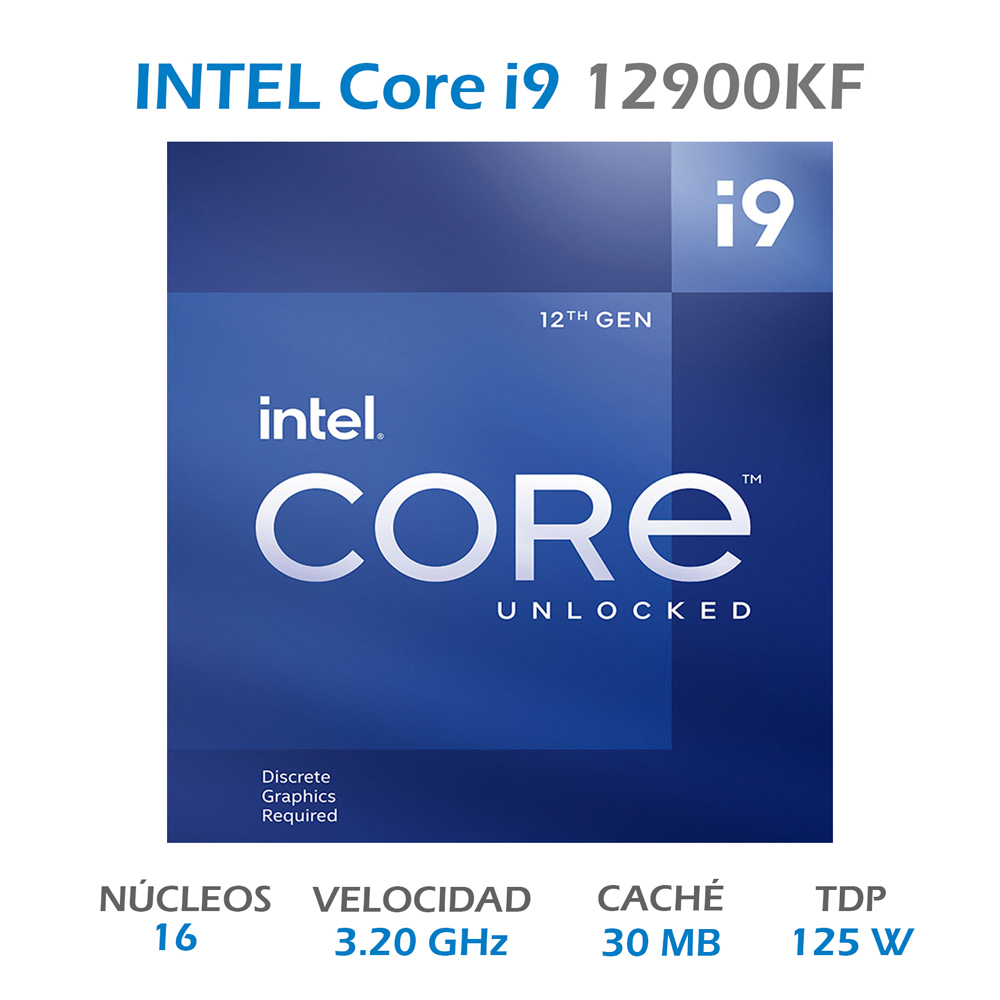 Foto 3 pulgar | Procesador Intel Core I9 12900kf 16 Core 3.2 Ghz 1700 Bx8071512900kf color Azul