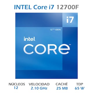 Foto 2 | Procesador Intel Core I7 12700f 2.1 Ghz 12 Core Lga 1700 Bx8071512700f color Azul