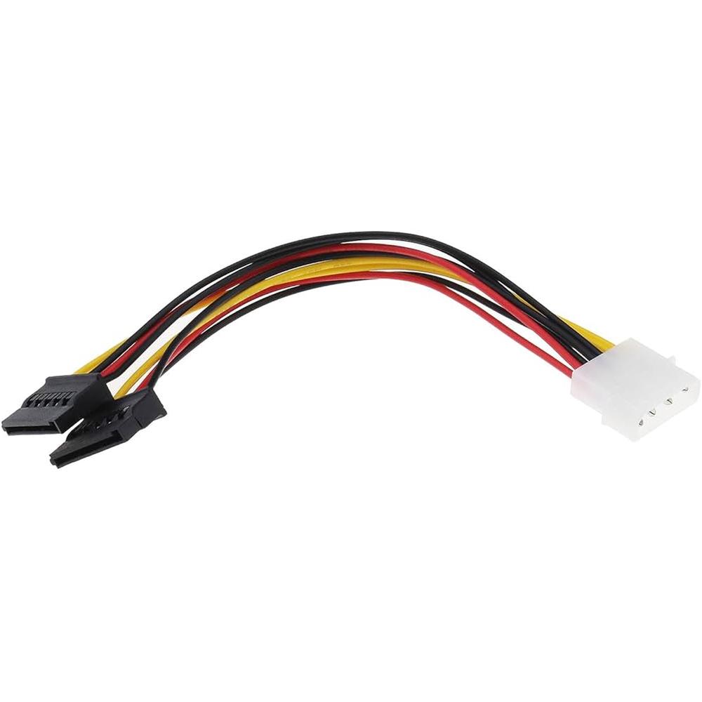 Foto 3 pulgar | Cable de Poder Brobotix 2x Sata 4 Pines Macho Molex Hembra 15 cm 102259