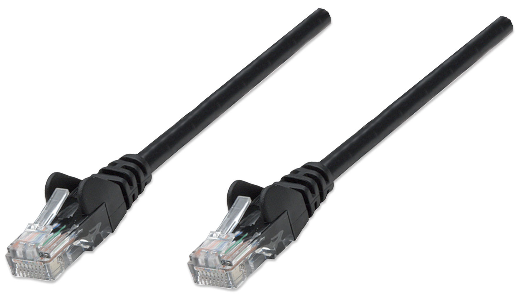 Cable Red Cat6 Utp Negro 4.2m Intellinet 343350
