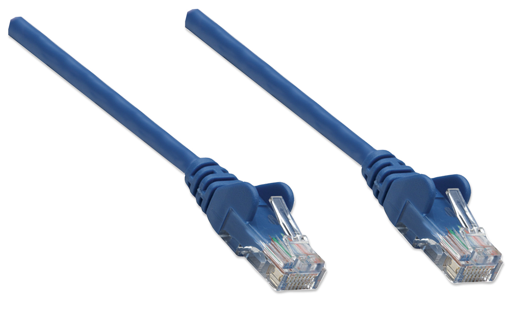 Foto 3 pulgar | Cable Red Cat5e Utp Azul 2m Intellinet 318983