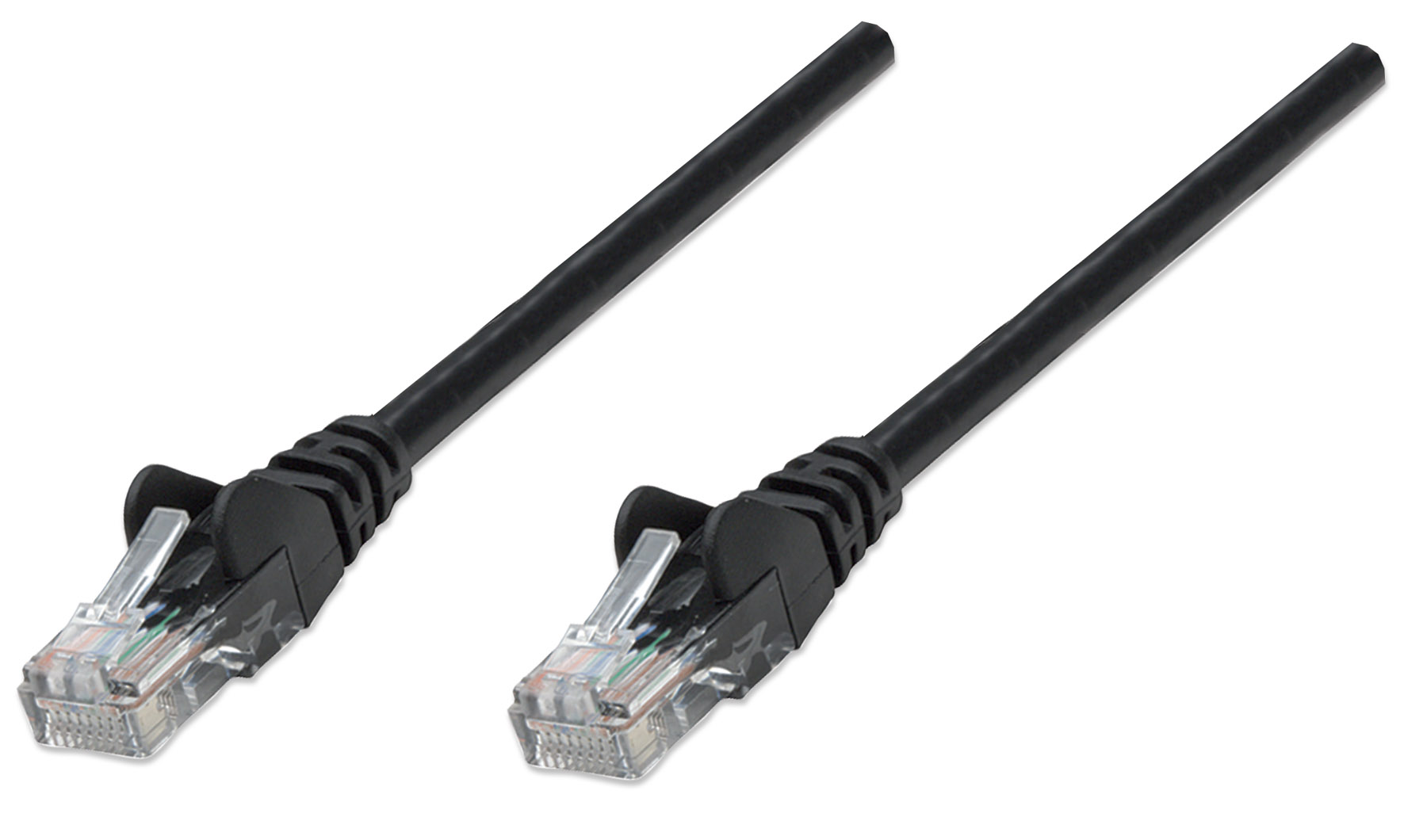 Cable Red Cat5e Utp Negro 4.2m Intellinet 320771
