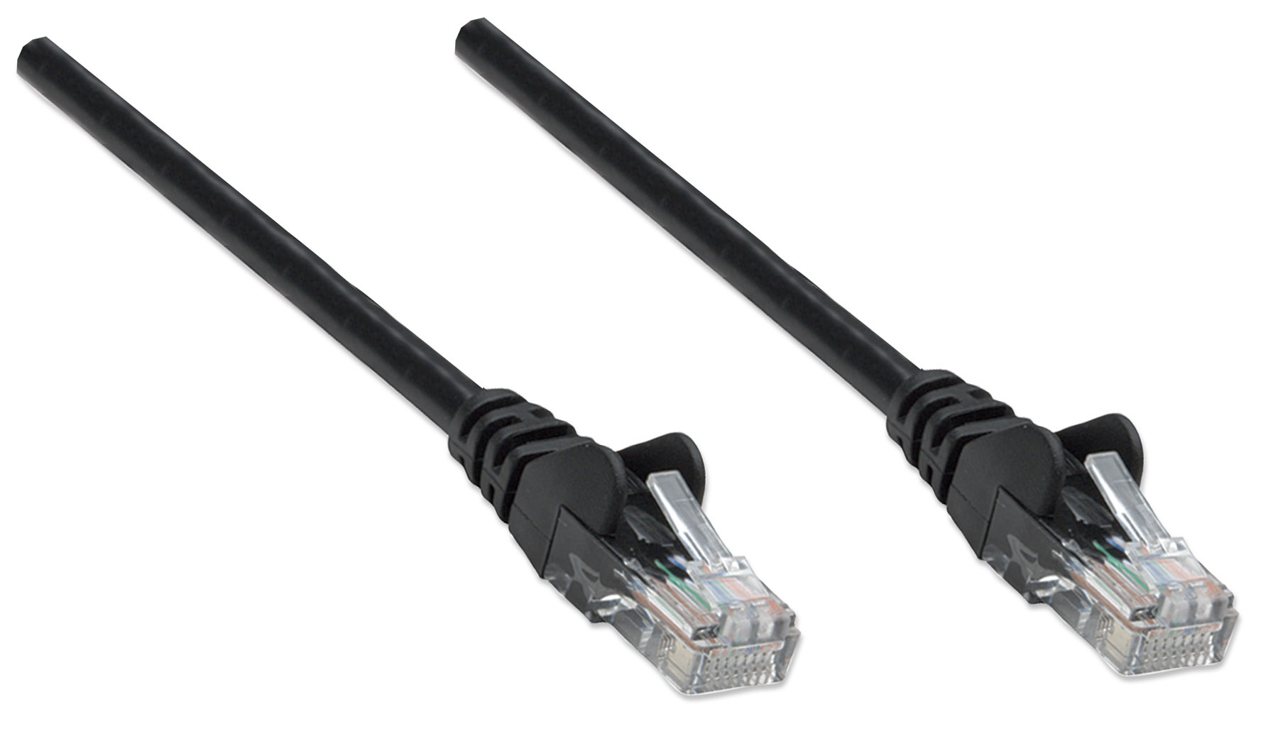 Foto 3 pulgar | Cable Red Cat5e Utp Negro 4.2m Intellinet 320771