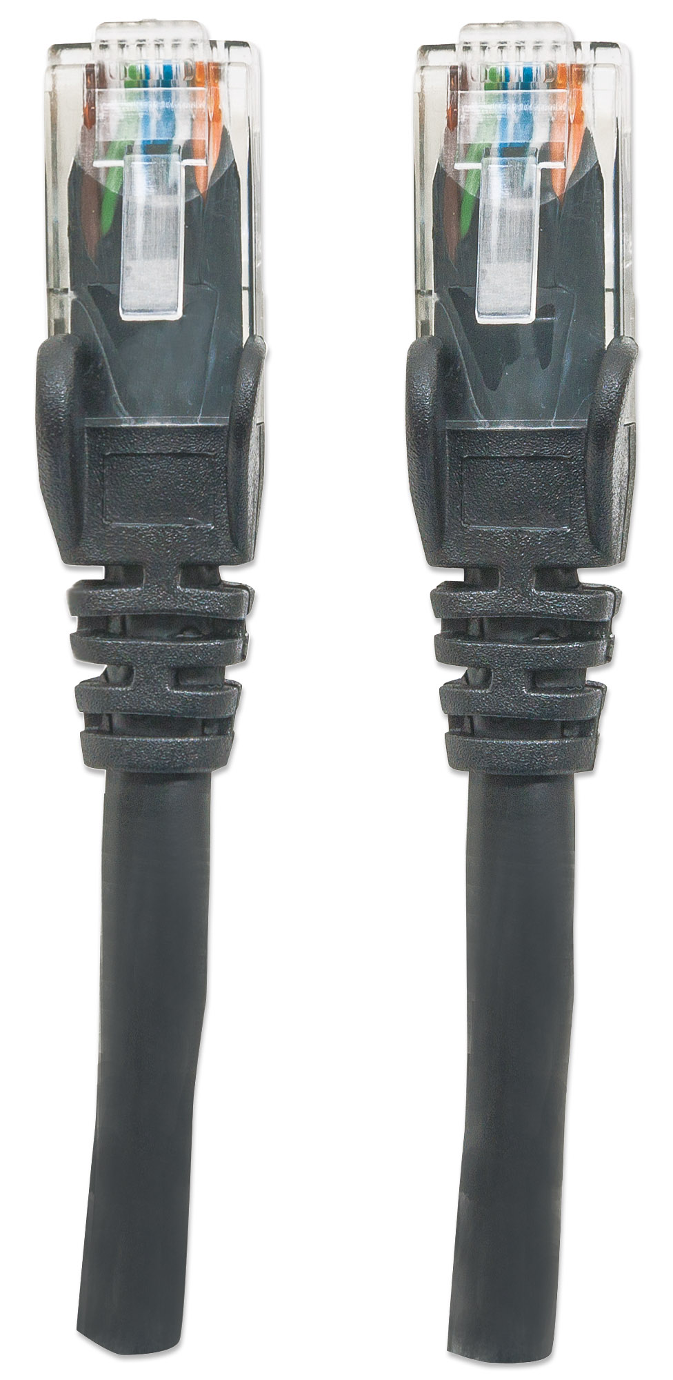 Foto 5 pulgar | Cable Red Cat6 Utp Negro 2m Intellinet 342063
