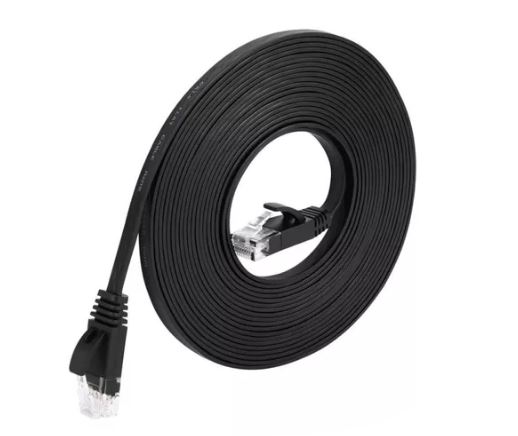 Cable Red Plano Categoria 6 Ethernet 20 Metros