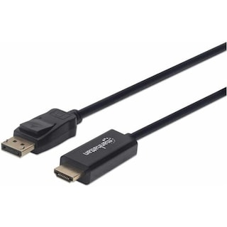 Foto 1 | Manhattan - Cable Displayport - Hdmi M-m 1080p 1.0m
