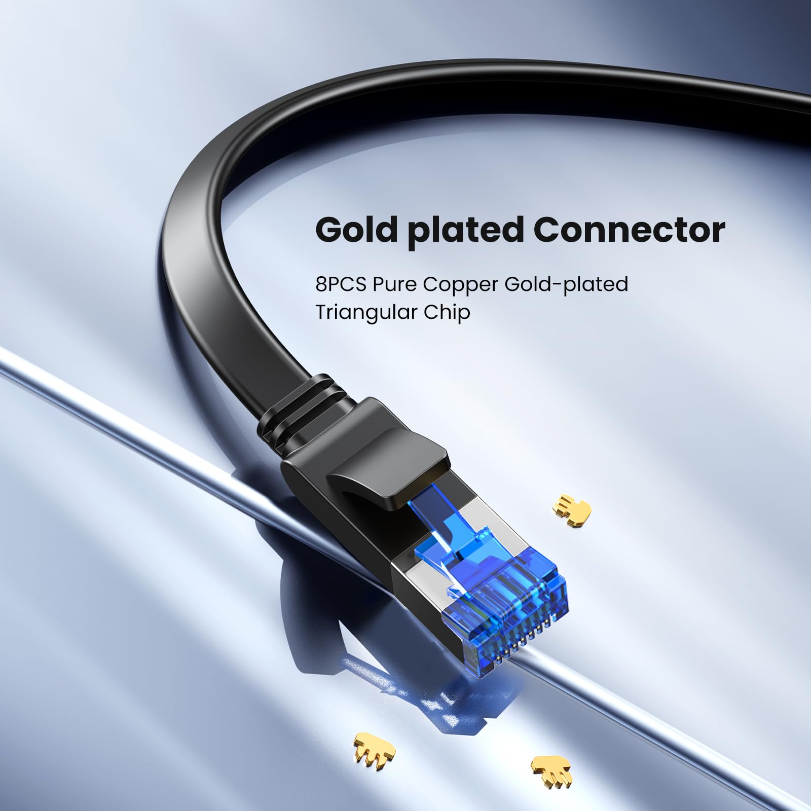 Foto 8 pulgar | Cable Ethernet Ugreen Cat 8 De 33 Pies/10 M, 40 Gbps, 2000 Mhz, Alta Velocidad - Venta Internacional.