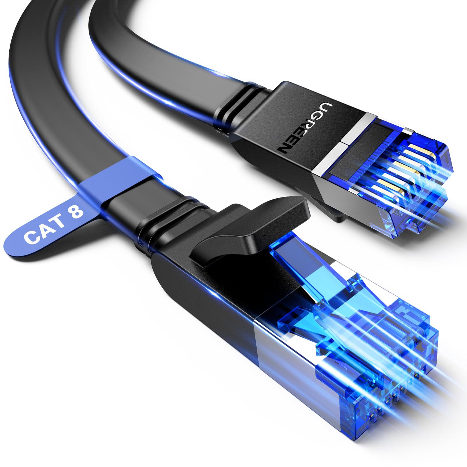 Foto 2 pulgar | Cable Ethernet Ugreen Cat 8 De 25 Pies, 40 Gbps, 2000 Mhz, Alta Velocidad - Venta Internacional.