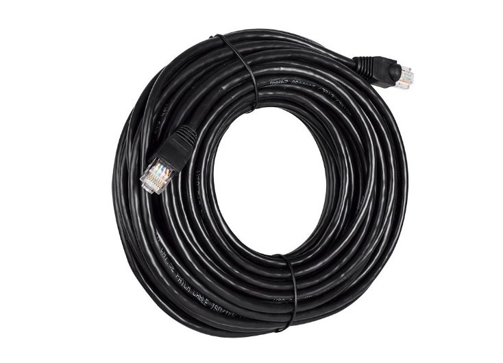 Foto 2 pulgar | Cable Utp Cat 6 Exterior 10 Metros Red Rj45 Alta Velocidad Negro