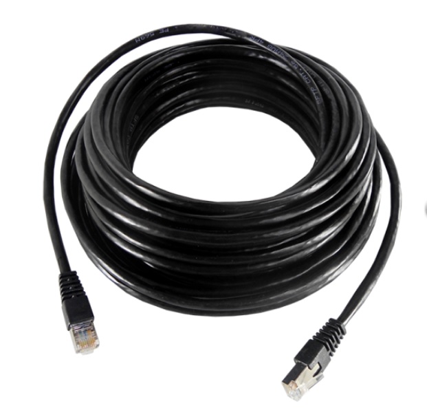 Foto 3 pulgar | Cable Utp Cat 6 Exterior 10 Metros Red Rj45 Alta Velocidad Negro