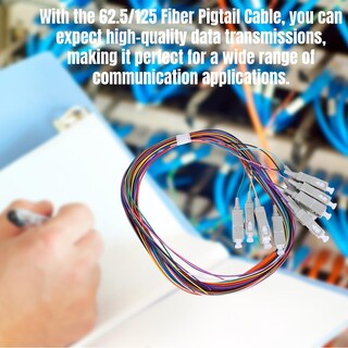 Foto 3 | Cable De Fibra Trenzada Hilitand Sc/upc De 12 Núcleos Multimodo De 1,2 M - Venta Internacional.
