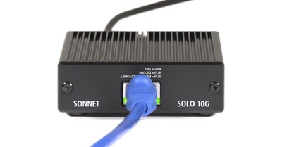Foto 2 | Adaptador Sonnet Technologies Solo 10g Thunderbolt 3 A 10gbase-t Ethernet Sin Ventilador - Venta Internacional.