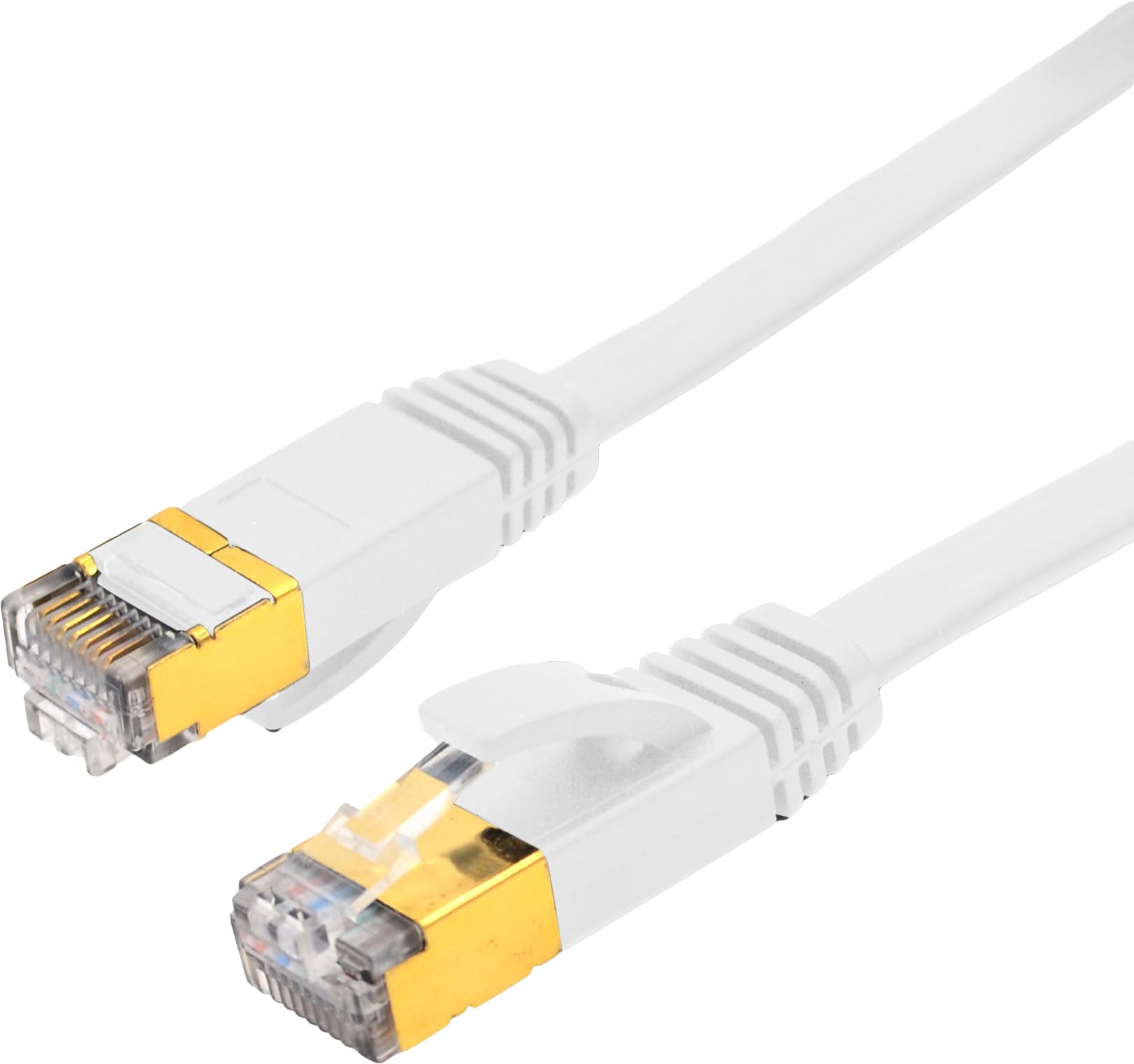 Foto 2 pulgar | Cable De Conexión Triplett Cat7 Sstp 28 Awg 15 M Blanco Plano - Venta Internacional.