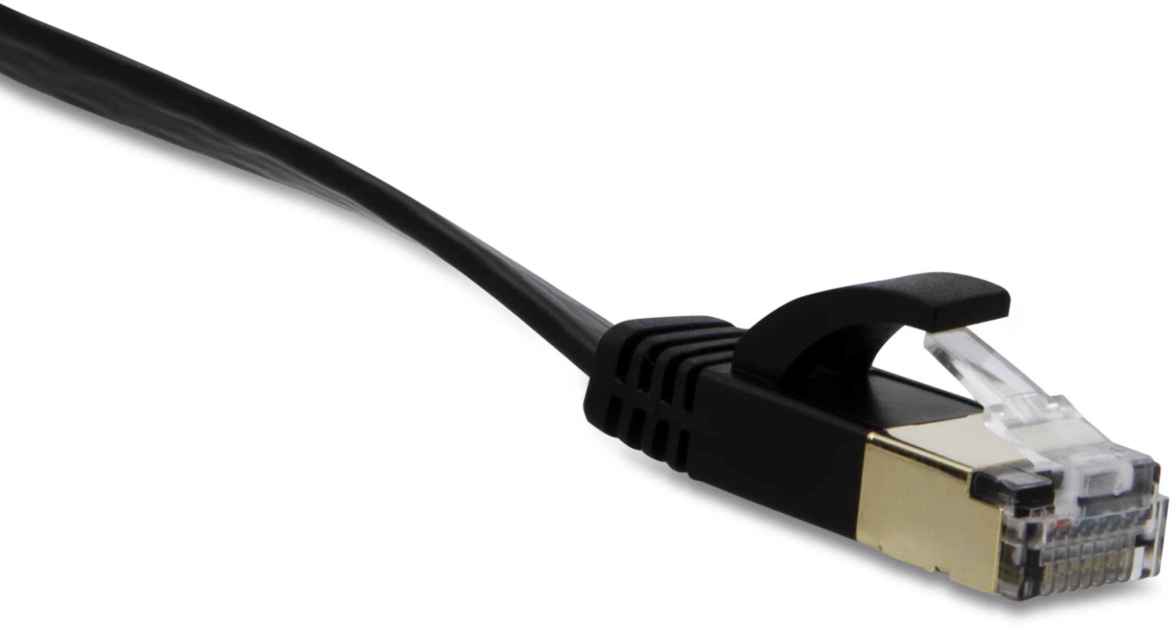 Foto 2 | Cable De Conexión Triplett Cat7 Plano Negro De 75 Pies (23 M) - Venta Internacional.