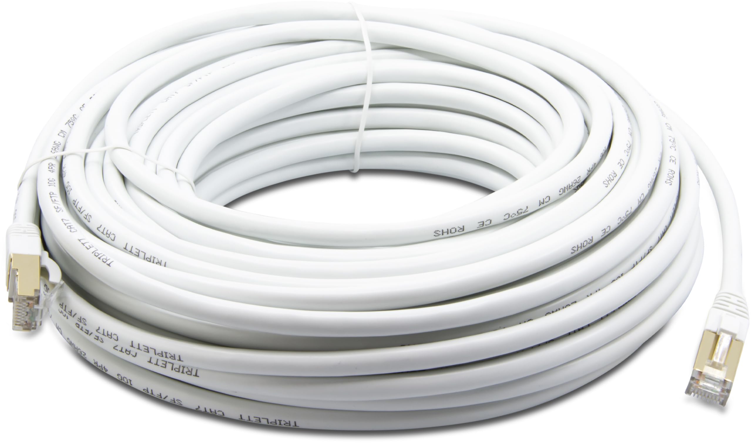 Foto 2 pulgar | Cable De Conexión Triplett Cat7 Sf/ftp 26 Awg 23 M Blanco (cat7-75 Wh) - Venta Internacional.