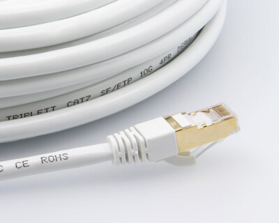 Foto 3 | Cable De Conexión Triplett Cat7 Sf/ftp 26 Awg 7 6 M Blanco - Venta Internacional.