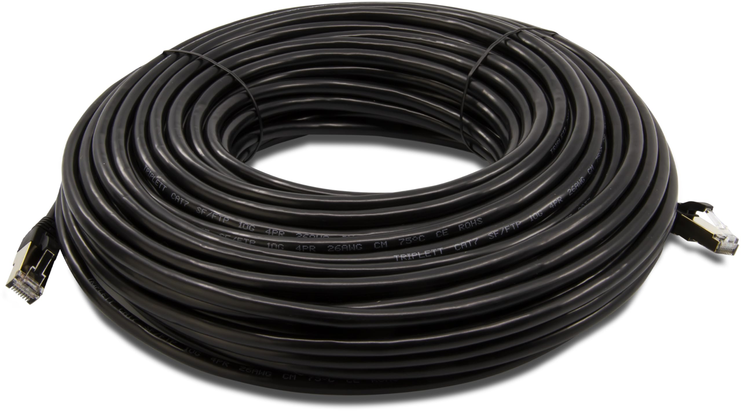 Foto 2 pulgar | Cable De Conexión Triplett Cat7 26 Awg Stranded Sf/ftp 30 M Negro - Venta Internacional.