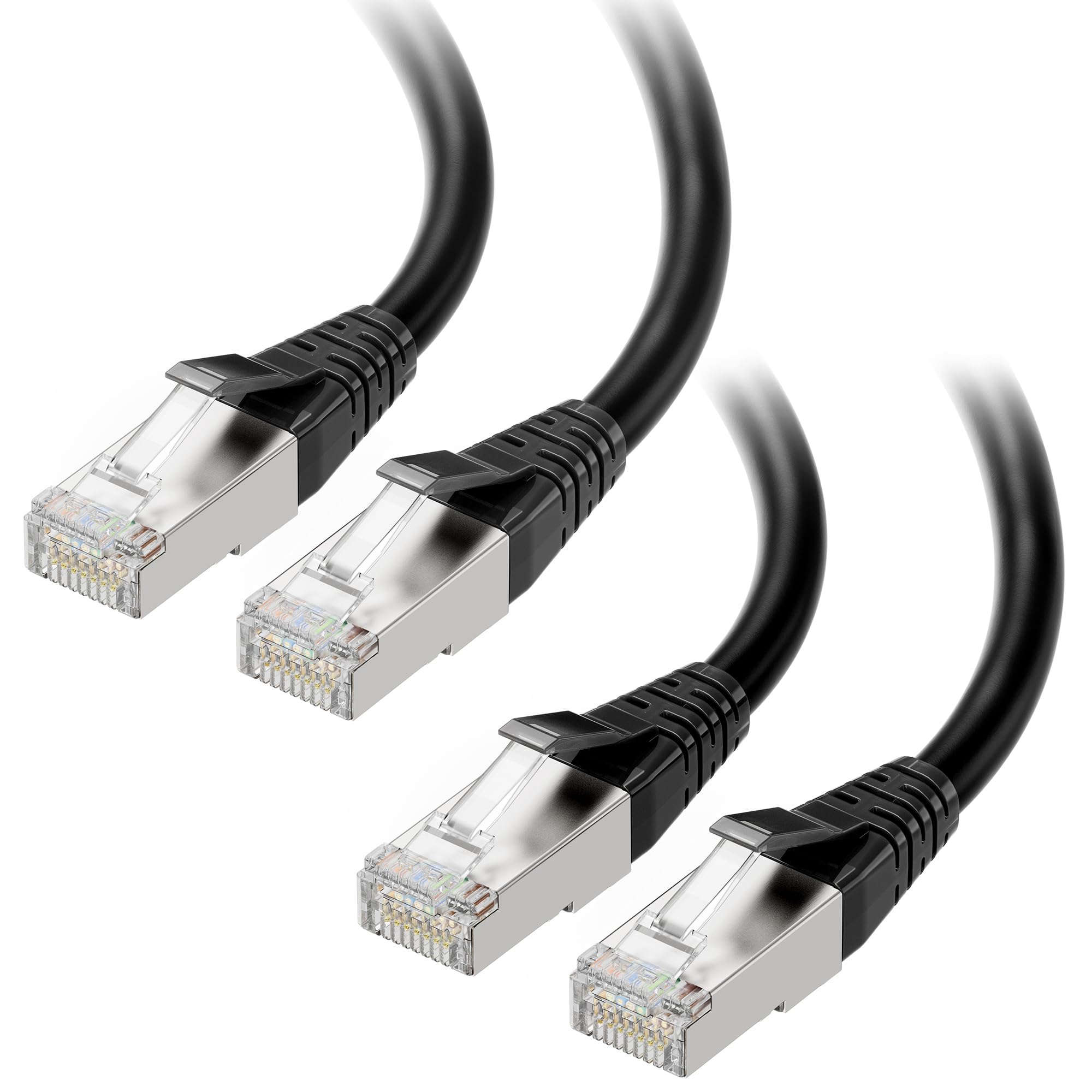 Cable Ethernet Matters Cat8  40 Gbps  Blindado  3 M  Paquete De 2 - Venta Internacional.