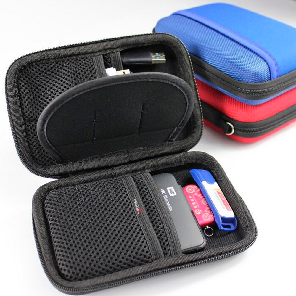 Foto 5 pulgar | Estuche Organizador Portátil para Disco Duro Cables y Memoria Negro