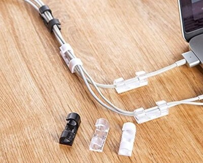 Foto 2 | Organizador de Cables Clip de Seguridad