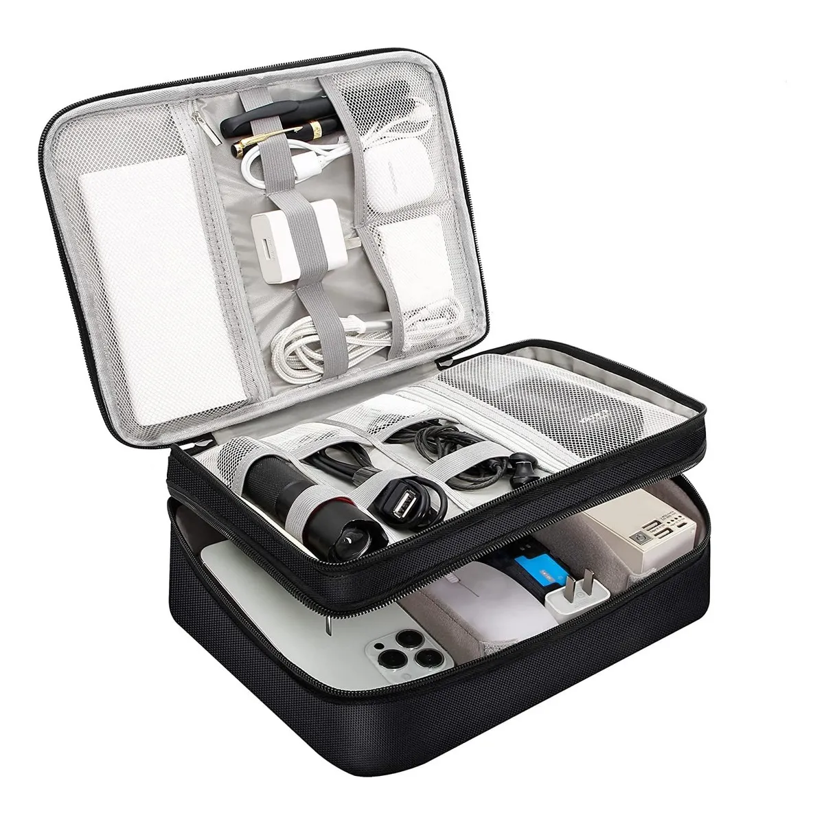 Foto 4 | Organizador Portátil Para  Accesorios Electrónicos Eo Safe Imports Esi-19638 Negro