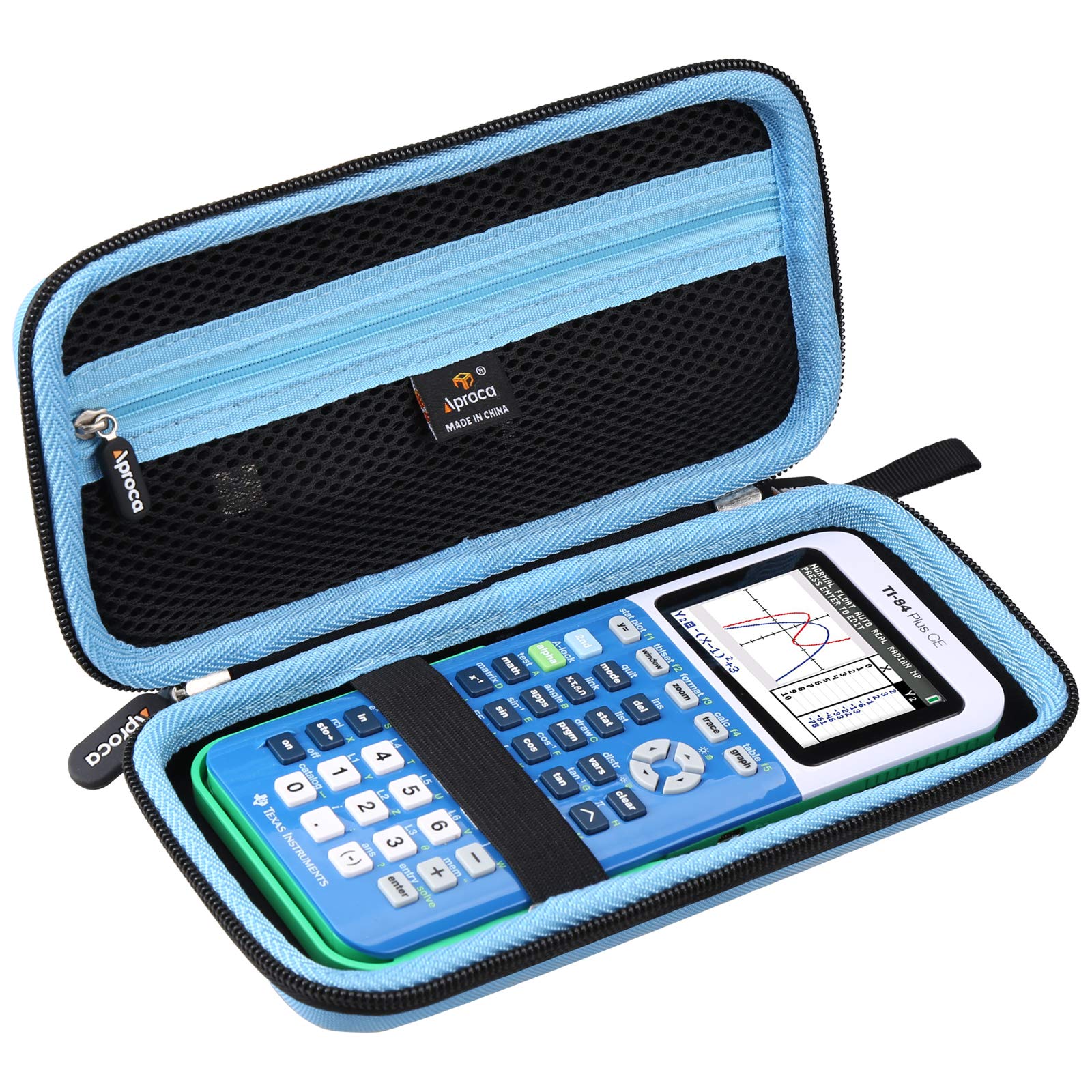 Foto 3 pulgar | Estuche De Almacenamiento Aproca Para Texas Instruments Ti-84 Plus Ce Blue - Venta Internacional.