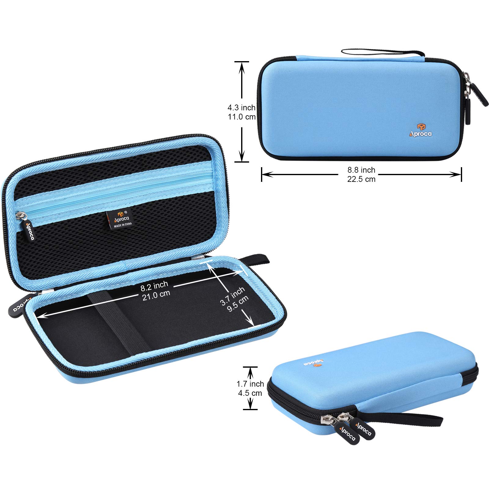 Foto 7 pulgar | Estuche De Almacenamiento Aproca Para Texas Instruments Ti-84 Plus Ce Blue - Venta Internacional.