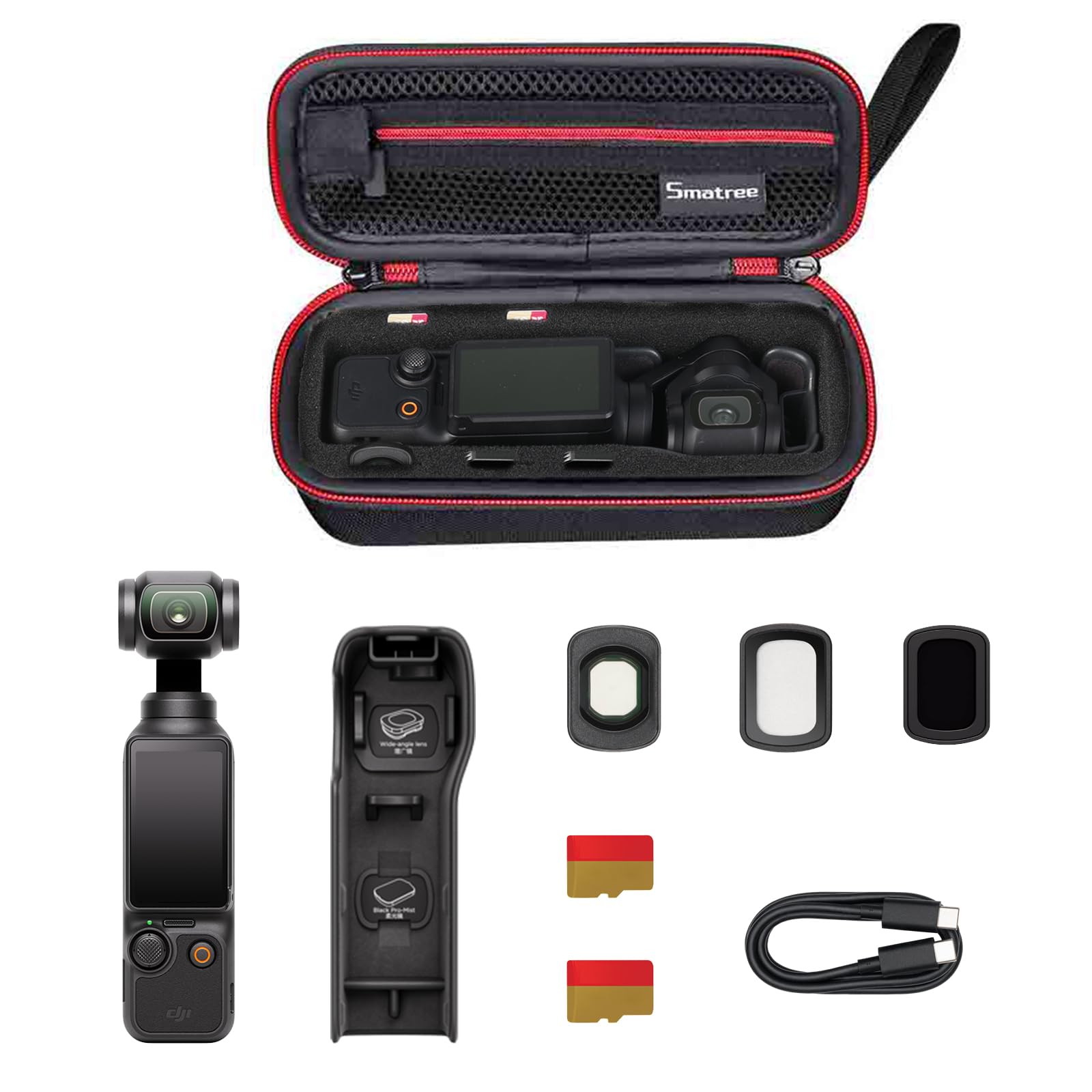 Foto 3 pulgar | Funda Rígida Compacta Case Smatree Osmo Pocket 3 Xs - Venta Internacional.