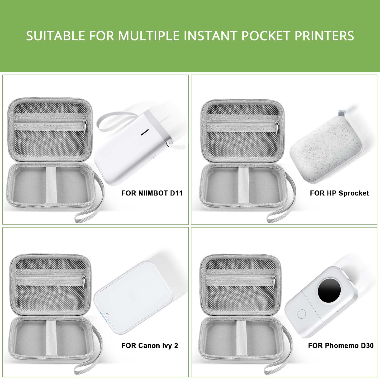 Foto 3 pulgar | Funda De Almacenamiento Para Impresora De Etiquetas Niimbot D11 - Venta Internacional.
