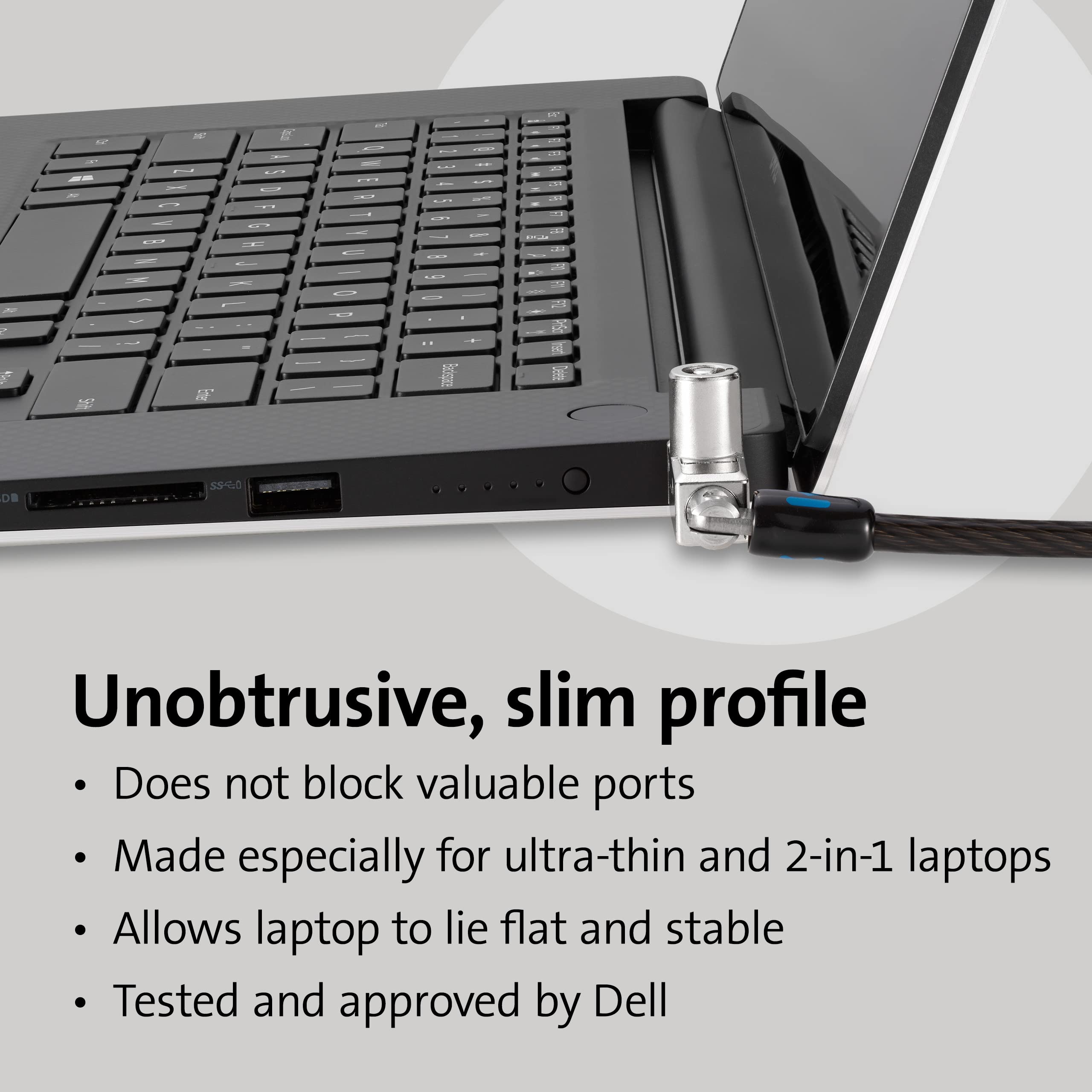 Foto 4 pulgar | Candado Para Portátil Kensington N17 2.0 Con Llave Para Dell Y Alienware - Venta Internacional.