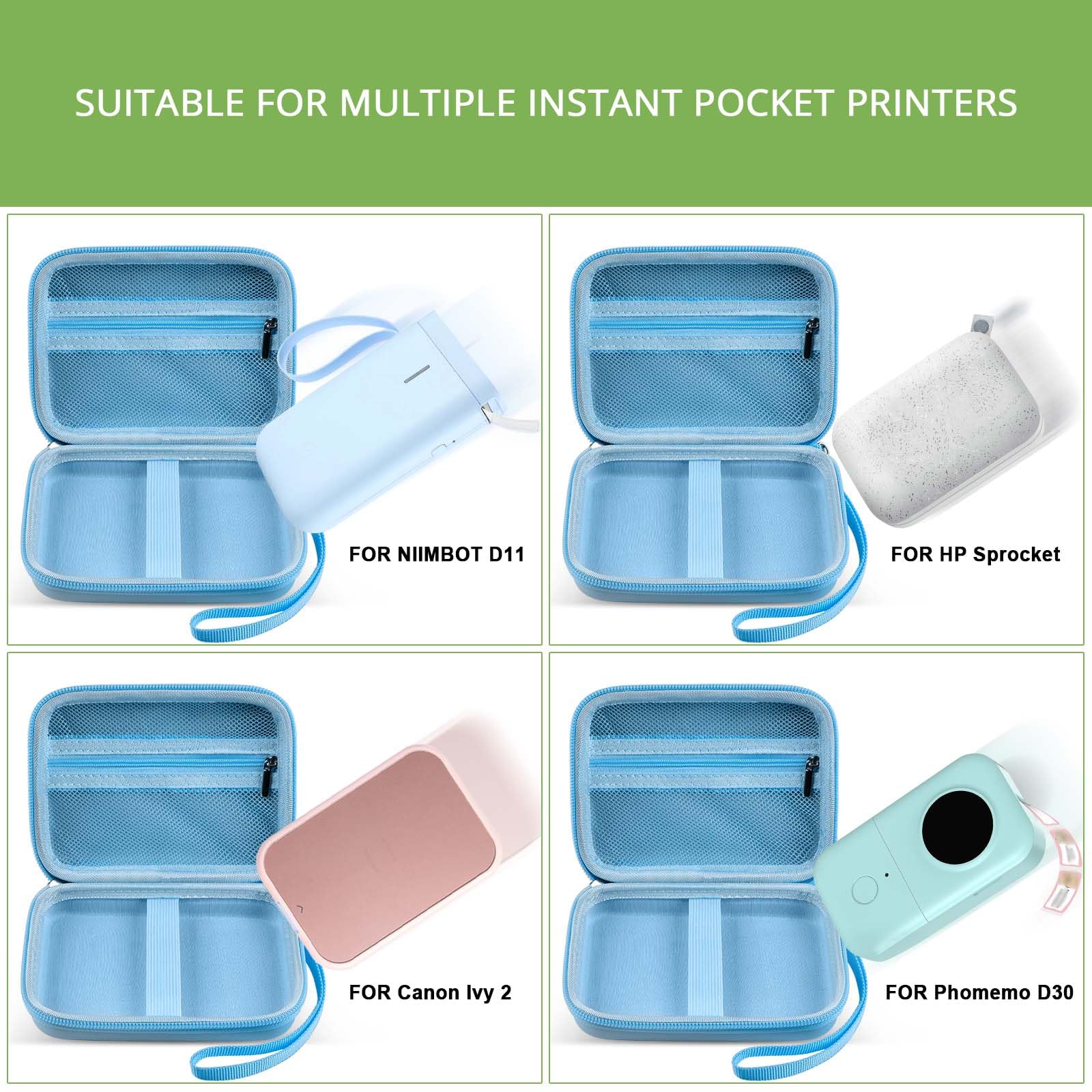 Foto 3 pulgar | Funda De Almacenamiento Para Impresora De Etiquetas Niimbot D11 - Venta Internacional.