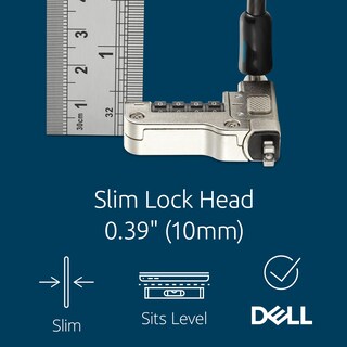 Foto 3 | Combinación De Candado Para Portátil Kensington Slim N17 2.0 Para Dell - Venta Internacional.