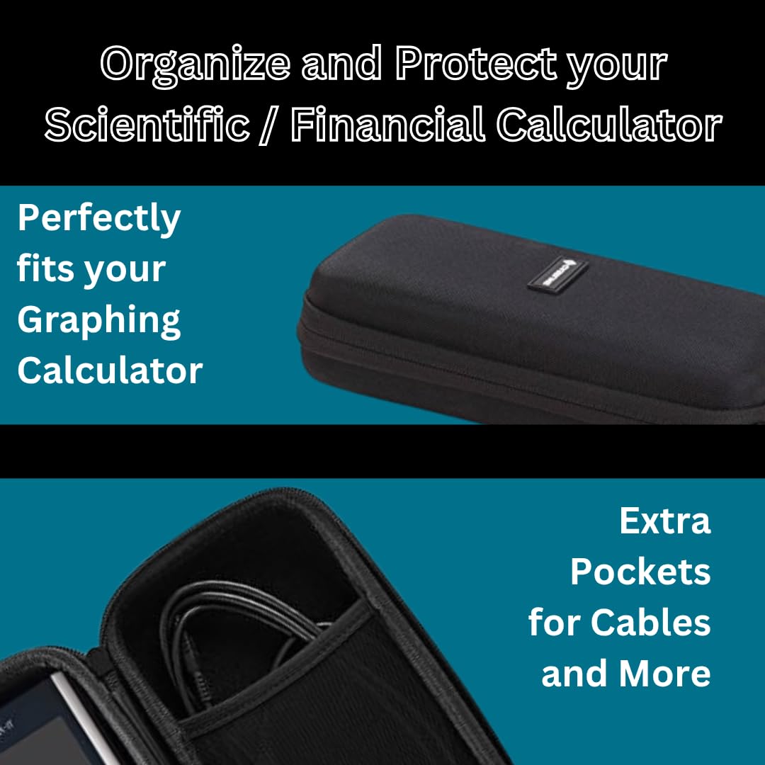 Foto 4 | Estuche Rígido De Transporte Para Texas Instruments Ti Nspire Cx Ii Cas - Venta Internacional.