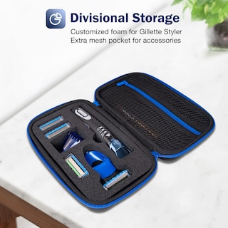 Foto 5 | Funda De Viaje Procase Para Recortadora De Barba Gillette Styler - Venta Internacional.