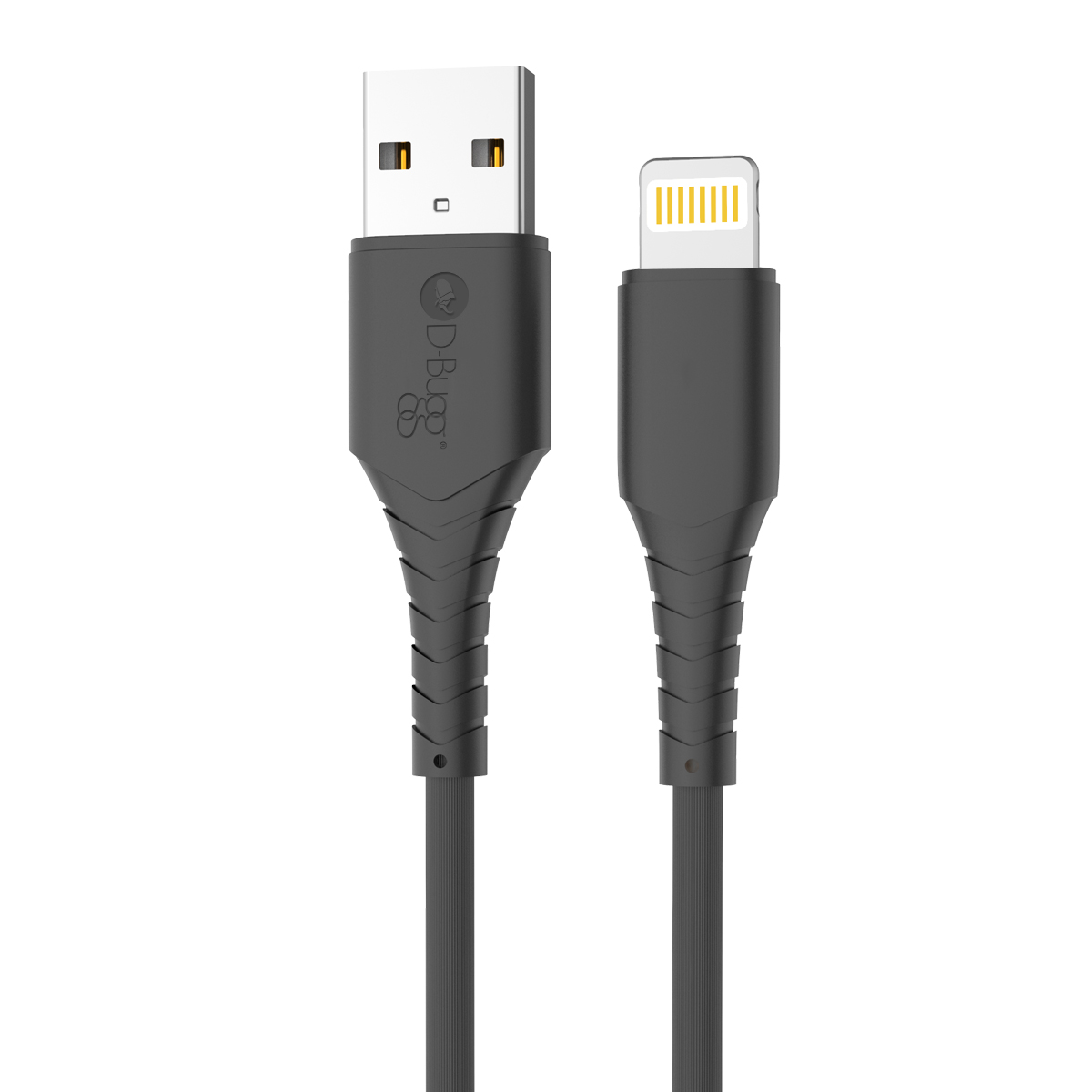 Cable Reforzado USB A Lightning Negro