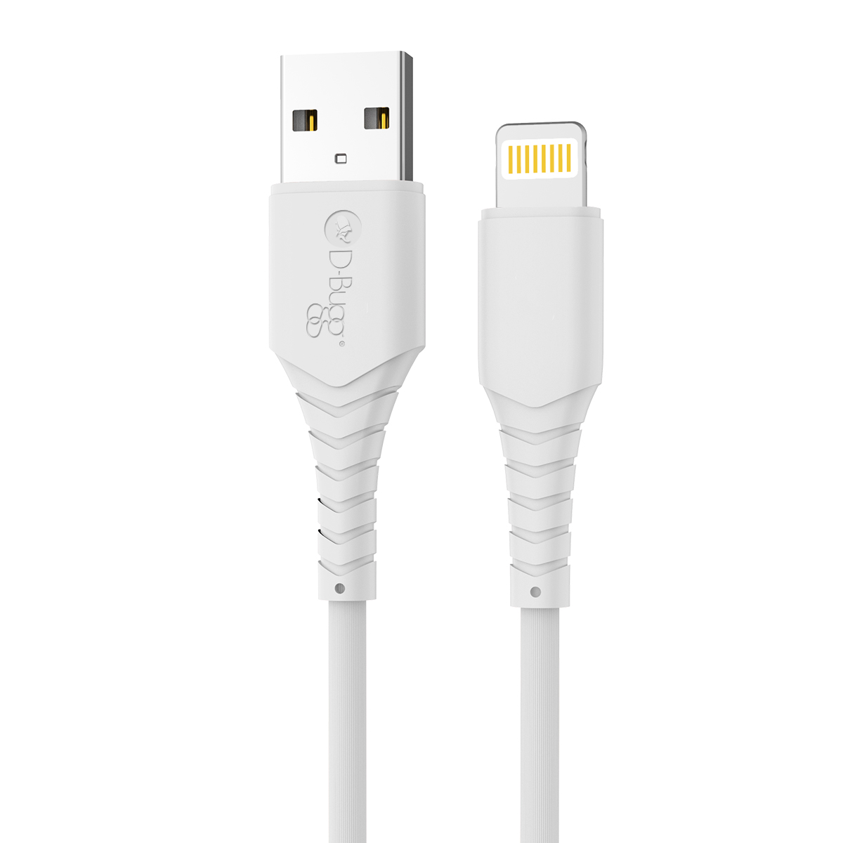 Foto 2 pulgar | Cable Usb D-Bugg Blanco a Lightning