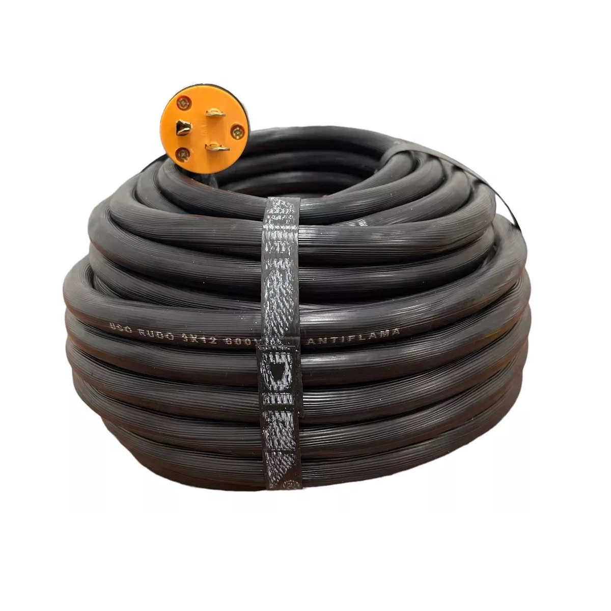 Foto 2 pulgar | Extension Cable Uso Rudo 20 Metros Calibre 12 Reforzada 3x12 Eo Safe Imports Esi-16192 Negro