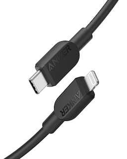 Foto 1 | Cable Usb C a Lightning Anker 310 de 1,8 m Negro - Venta Internacional