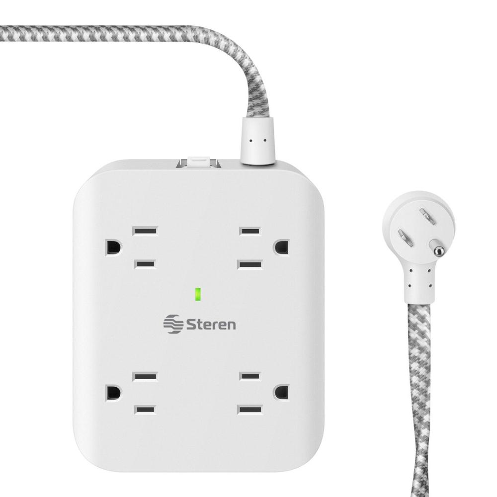 Foto 2 pulgar | Tira Multicontactos De 8 Salidas Con Supresor De Picos (310 J) Y Cargador Usb C Pd 20 W / 3 X Usb 15