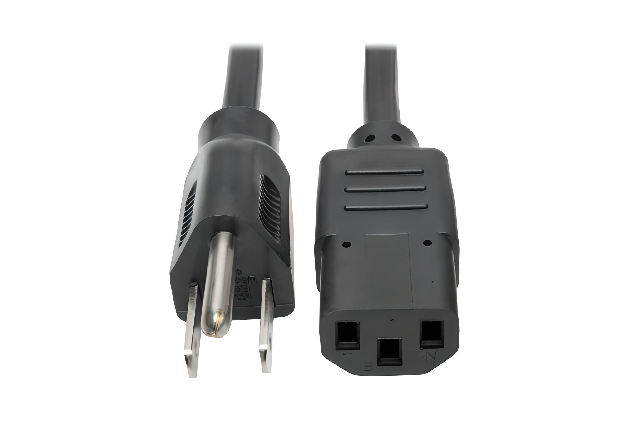 Foto 1 | Tripp Lite By Eaton Cable De Poder Nema 5-15p Macho - C13 Coupler Hembra, 61cm, Negro