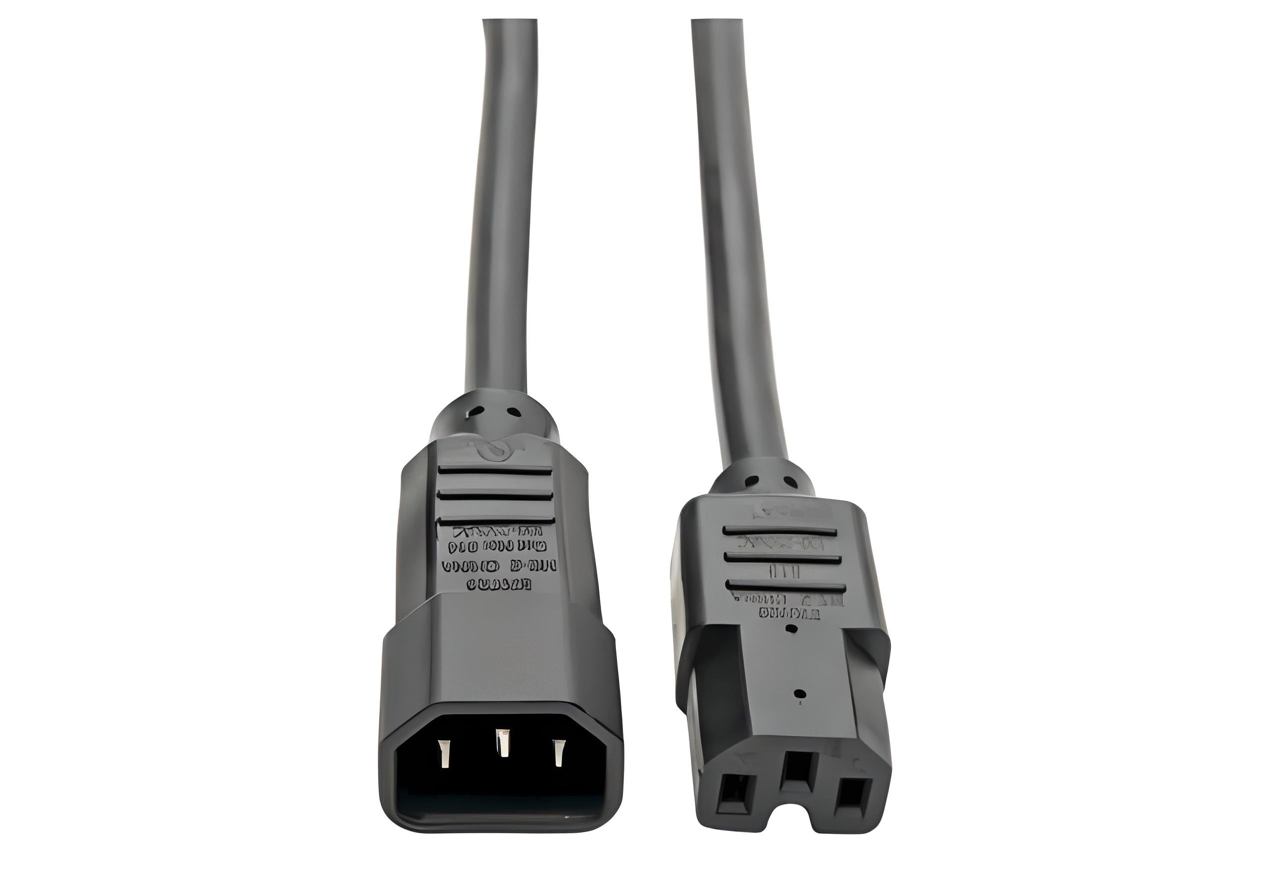 Foto 2 pulgar | Tripp Lite By Eaton Cable De Poder C14 Coupler Macho - C15 Coupler Hembra, 1.8 Metros, Negro