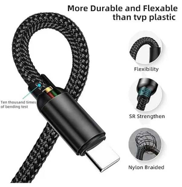 Foto 4 pulgar | Cable De Carga Xtellar Usb-c De 65w/45w  Optimizado Para Surface Pro 7/6/5/4  2 Metros De Conexión Duradera