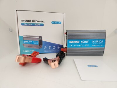 Foto 3 | Inversor De Corriente Automotriz 12-110v De 600w.