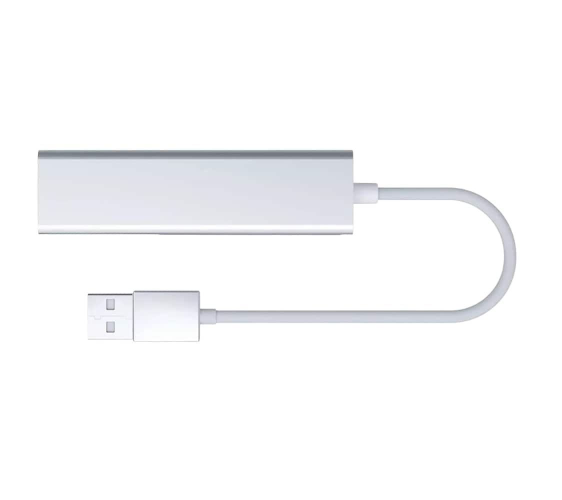 Adaptador Ethernet Belug de Usb color Gris $599