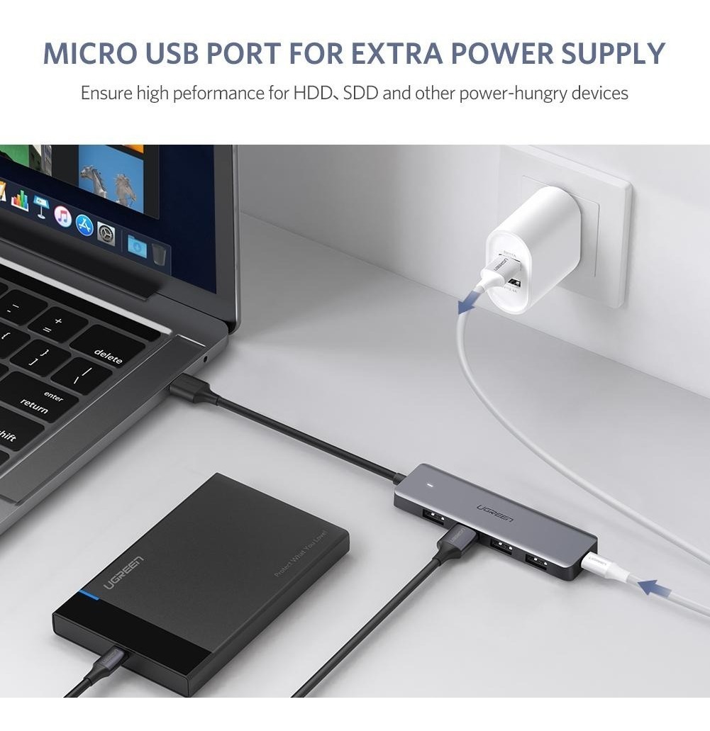 Foto 1 | Carga Externa Ugreen para Usb