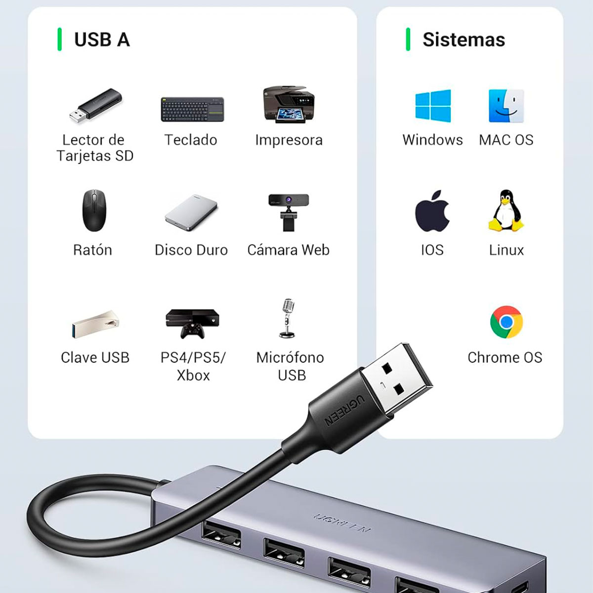 Foto 6 | Carga Externa Ugreen para Usb
