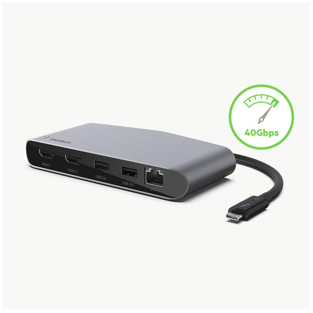 Foto 9 pulgar | Adaptador De 5 Puertos Usb C Y Hdmi 4k Negro