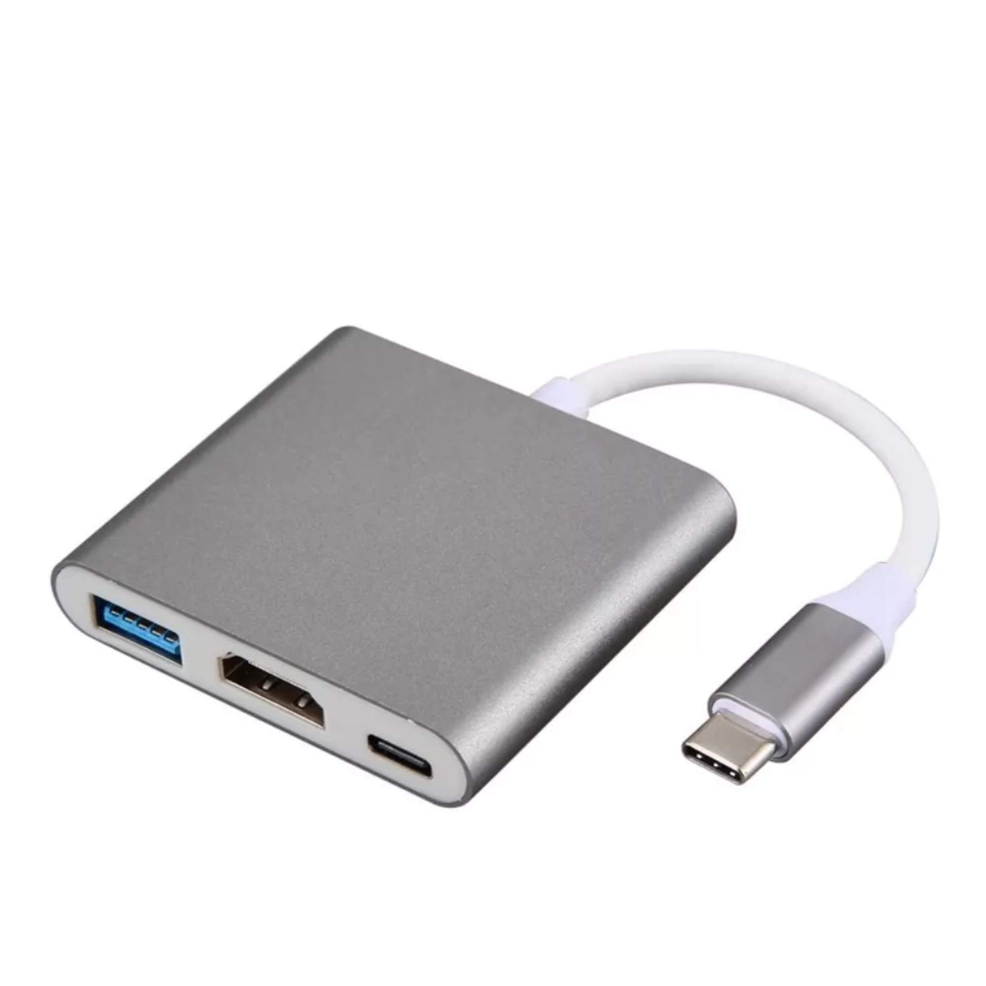 Foto 4 pulgar | 3 en 1 USB Hub Adaptador Pd 3.0 Tipo C Hdmi 4k para Mac o iPad