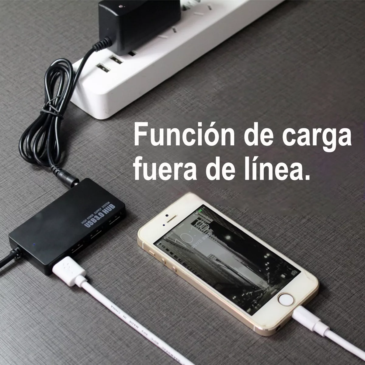 Foto 3 | Conector Múltiple Usb 3.0 De 4 Puertos Eo Safe Imports Esi-16177 Negro